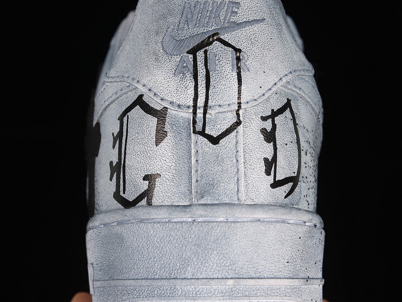 AIR FORCE 1 LOW 07 X CHROMEHEARTS BLUE/BLACK/WHITE CW2288-111