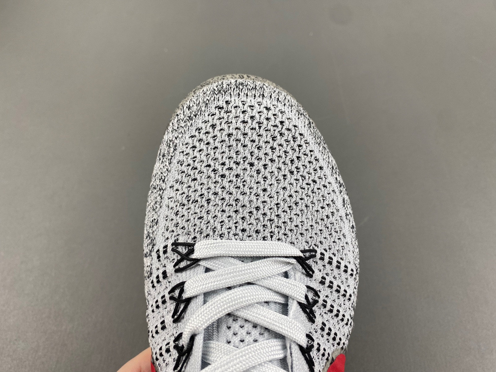 Nike Air VaporMax Platinum Red Black Men