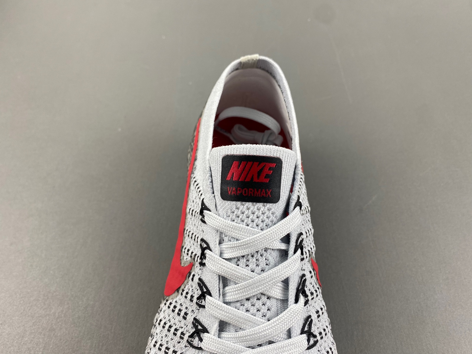 Nike Air VaporMax Platinum Red Black Men