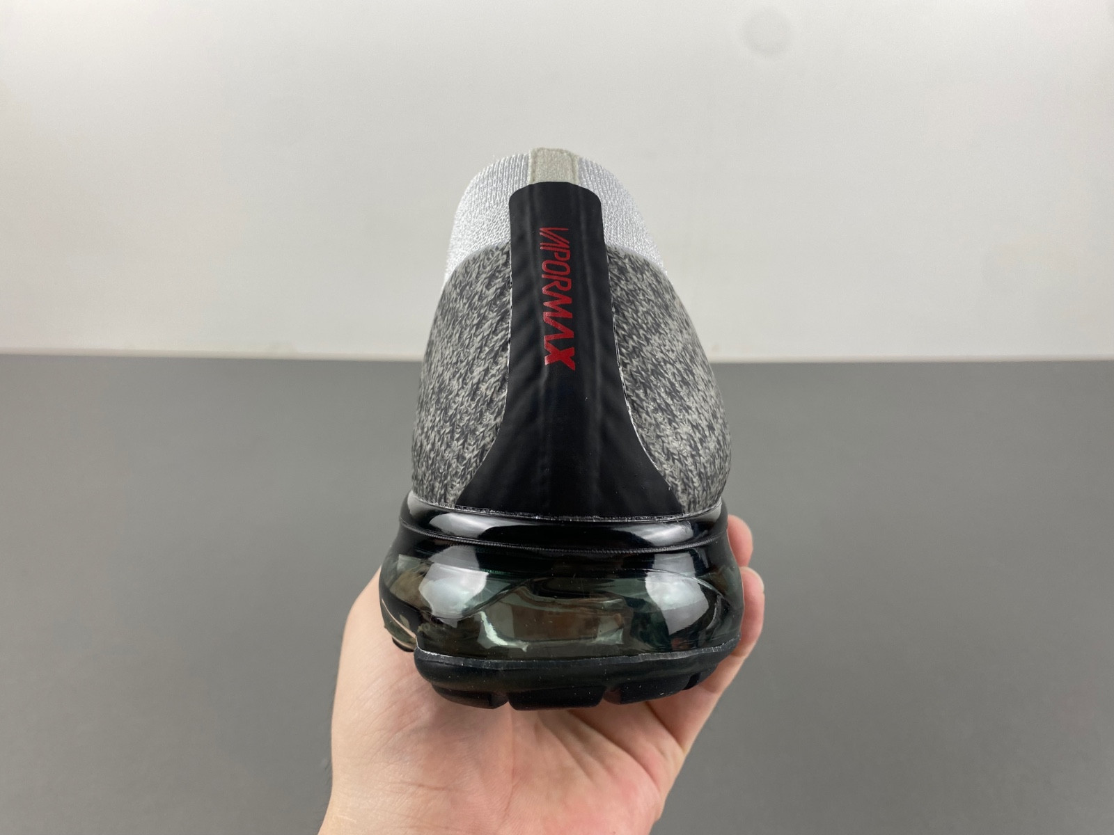 Nike Air VaporMax Platinum Red Black Men