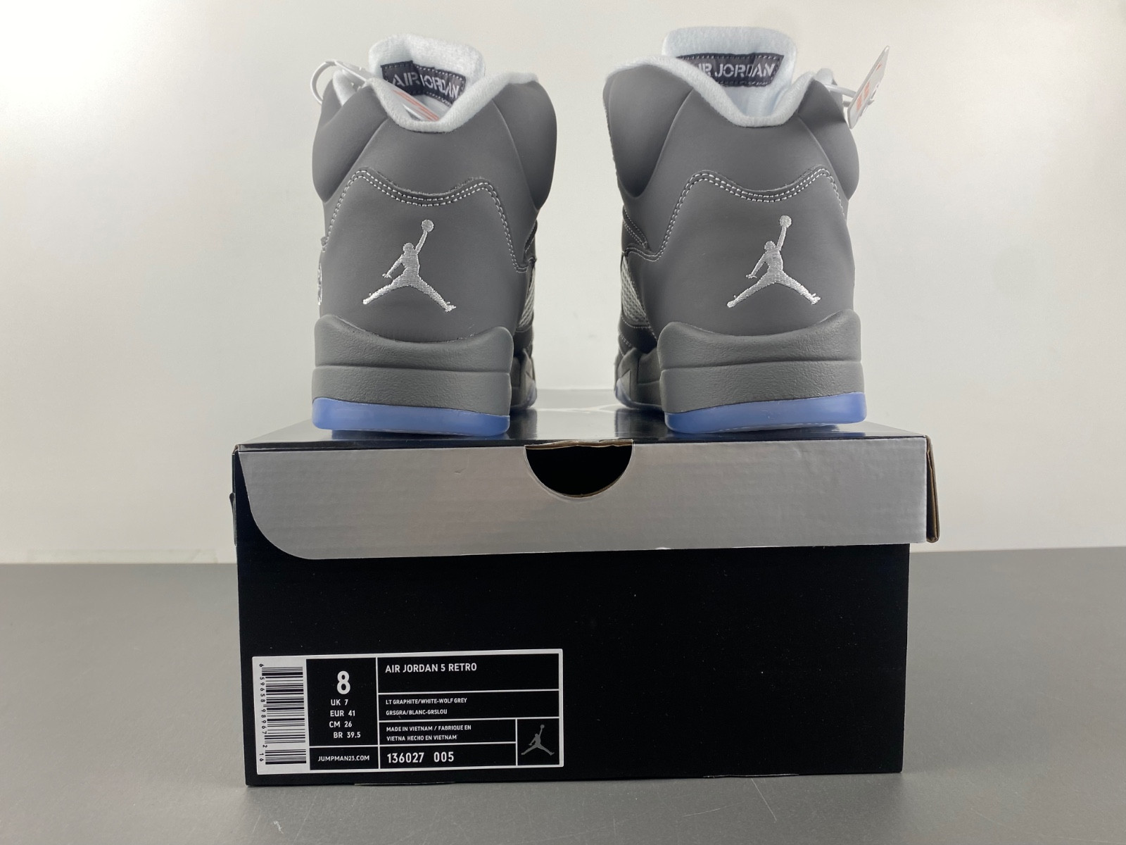 Jordan 5 Retro Wolf Grey Men