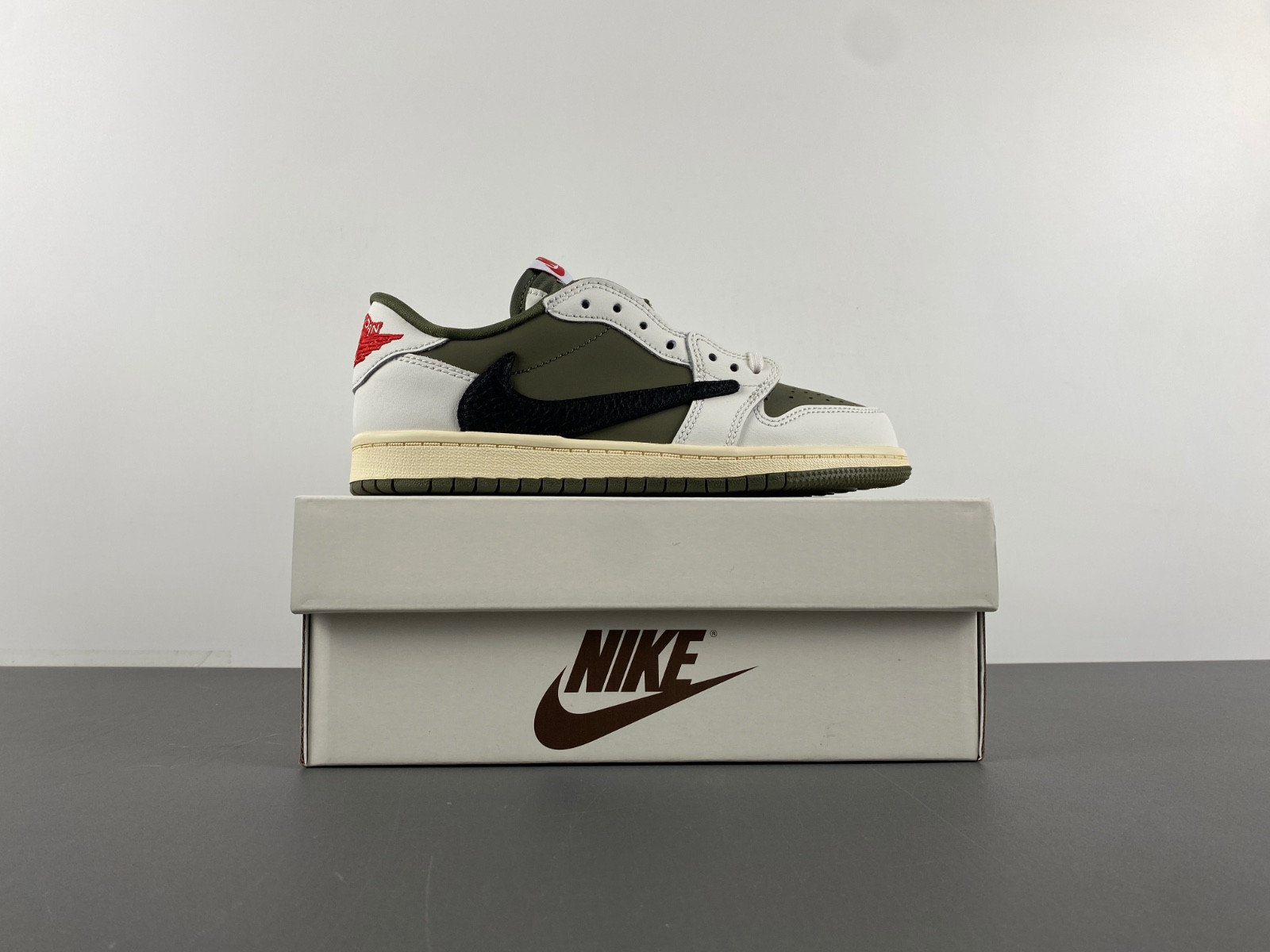 Jordan 1 Retro Low OG SP Travis Scott Medium Olive (PS) DO5442-200