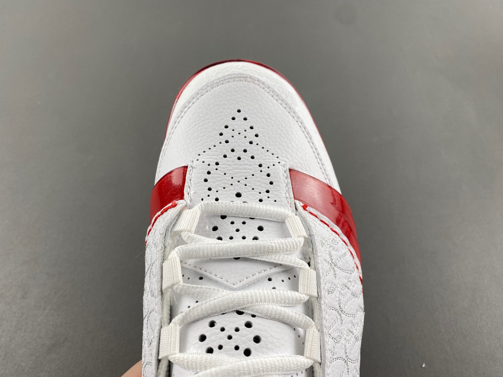 Jordan 23 White Varsity Red Men