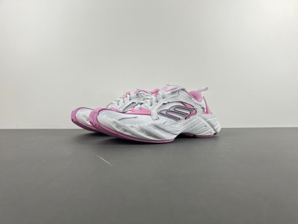 Ba1en*iaga women''s monday shoe in pink/grey/white/black