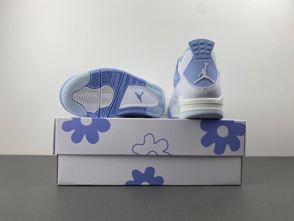 Air Jordan 4 "Aluminum" "White/Blue Tint" HV0823-100