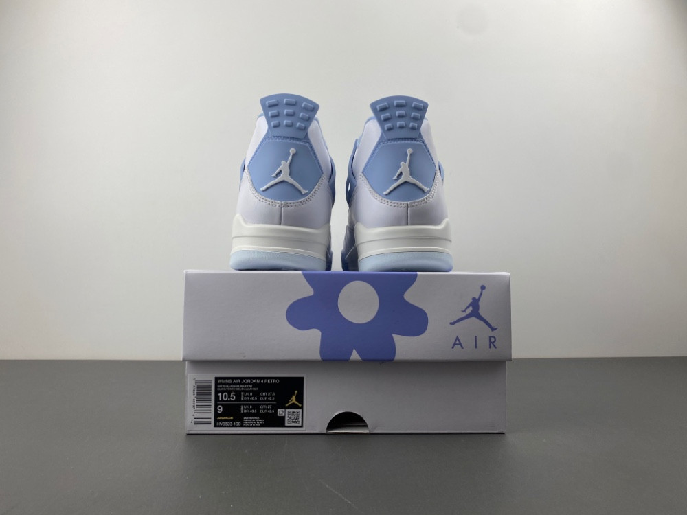 Air Jordan 4 "Aluminum" "White/Blue Tint" HV0823-100