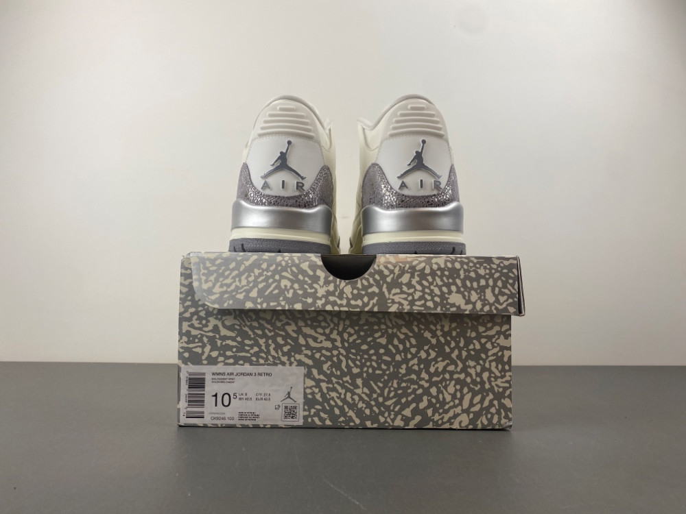 Air Jordan 3 Sail Cement Grey CK9246-100