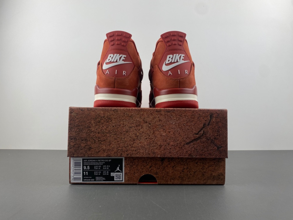 Nigel Sylvester x Air Jordan 4 Firewood Orange HF4340-800