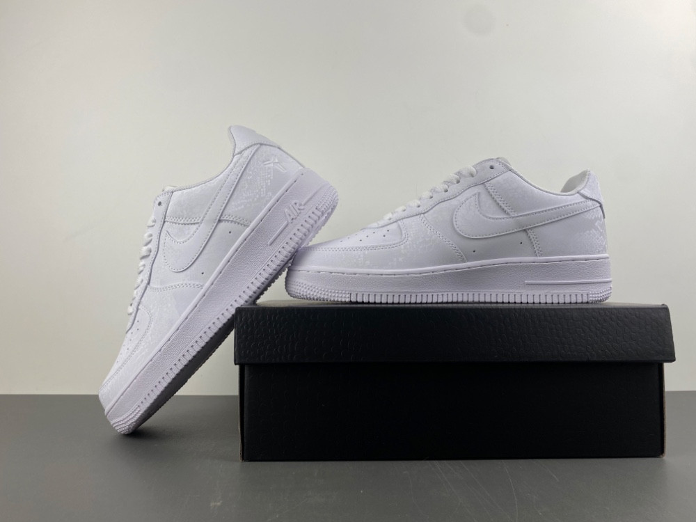 Kobe Bryant Nike Air Force 1 Low Triple White IB0018-100