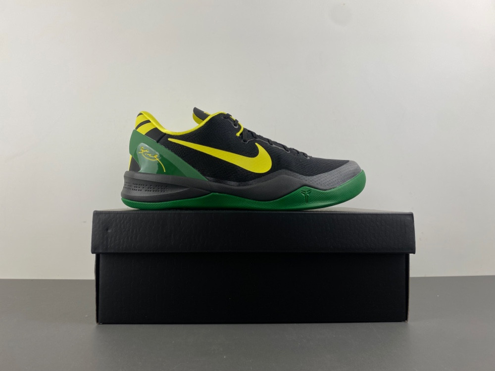 NIKE KOBE 8 OREGON BLACK PE FV6325-100