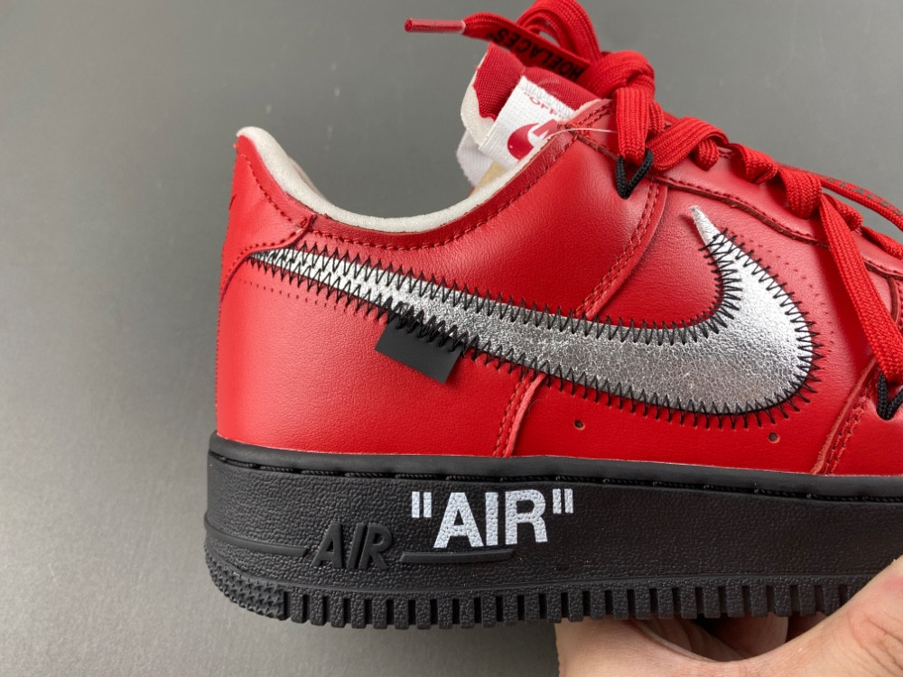 OFF-WHITE x Nike Air Force 1 “Crimson”