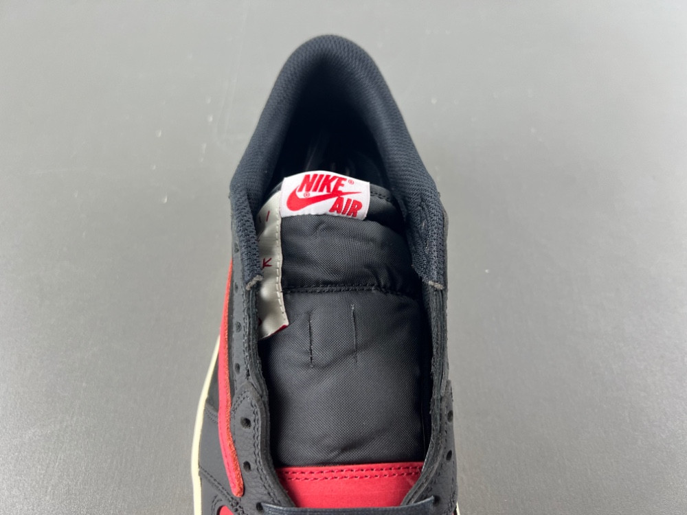 Travis Scott x Air Jordan 1 Low Black Red DM7866-061