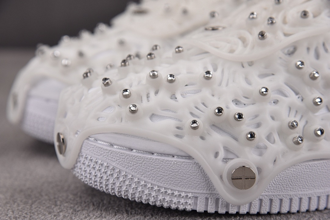 Nike Air Force 1 Low Swarovski Retroreflective Crystals White (Women
