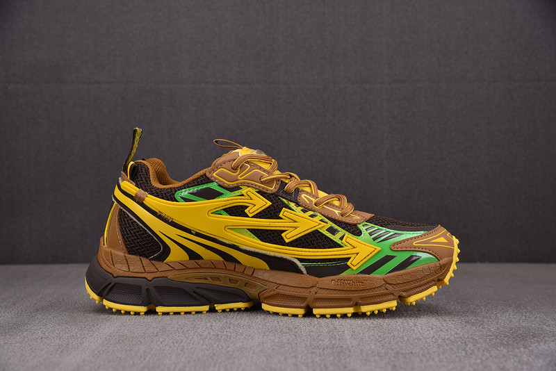 OWT Be Right Back Brown Yellow SNEAKERS