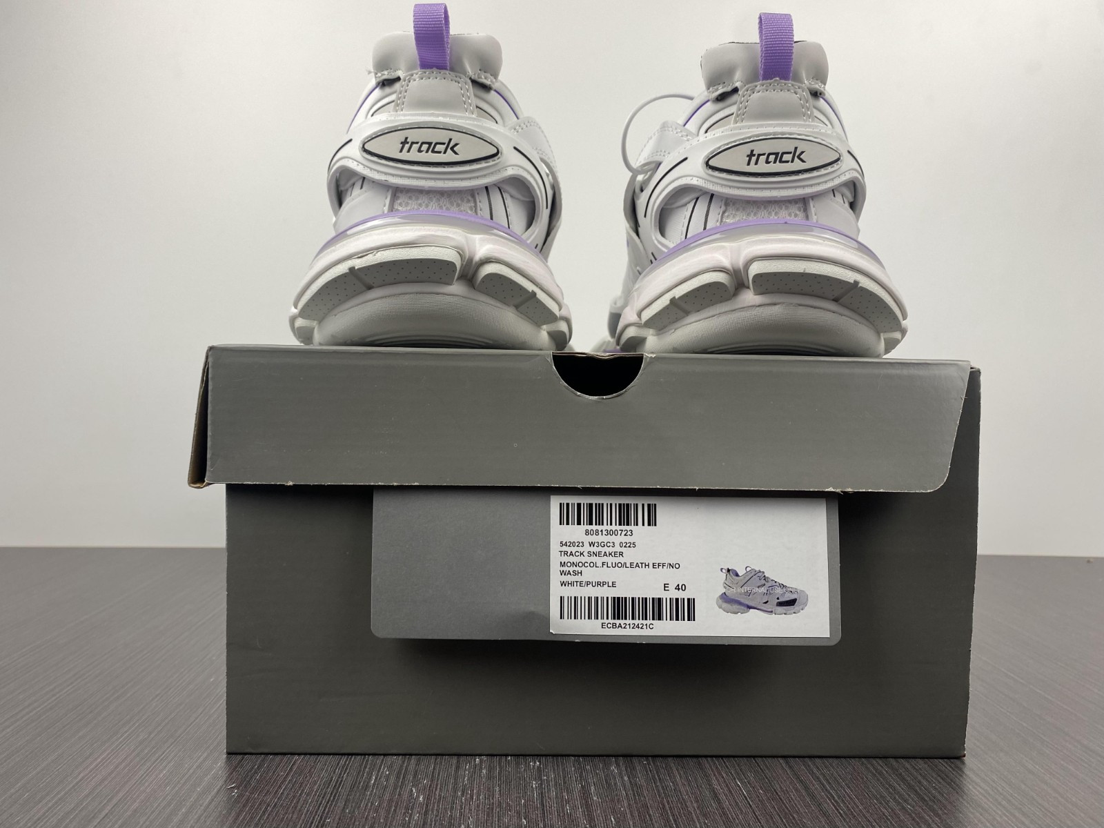 Ba1en*iaga track sneaker monocol. fluo/leath eff/no wsah 543023 w3gc3 0225