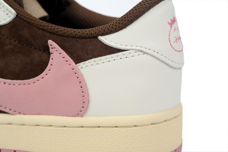 Air Jordan 1 Travis Scott Low OG SP Dark Pony Pink DZ4137-206
