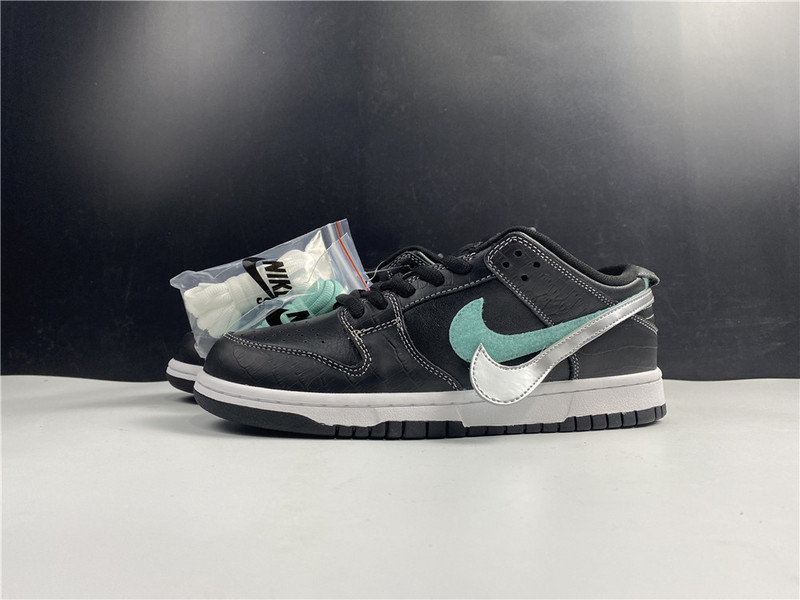 nike sb dunk low D1am0nd s*pply co black D1am0nd bv1310-001