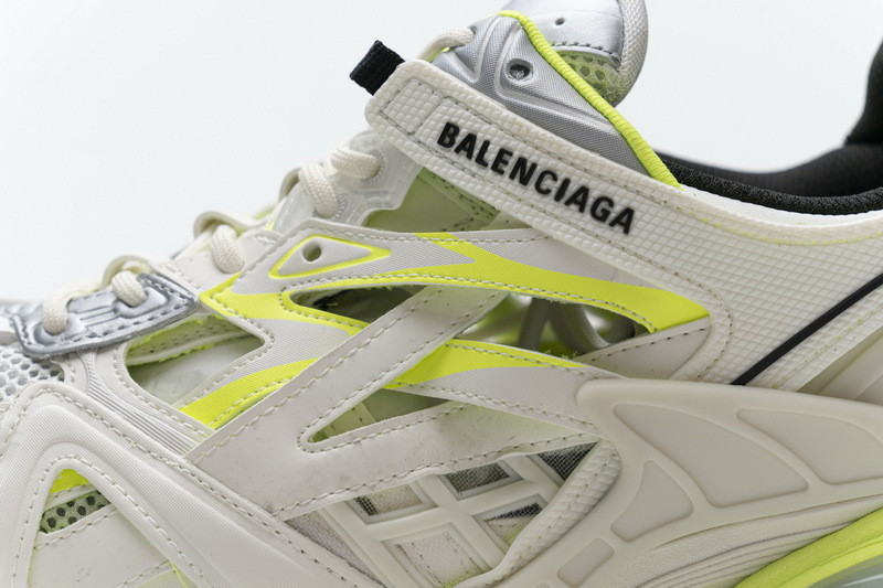 Ba1en*iaga track 2.0 white fluo yellow