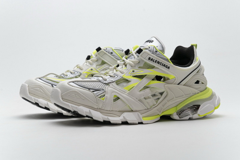 Ba1en*iaga track 2.0 white fluo yellow