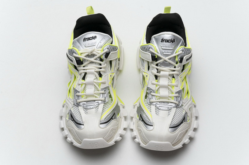 Ba1en*iaga track 2.0 white fluo yellow
