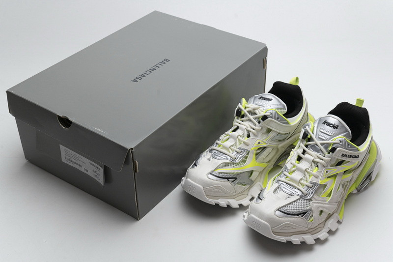 Ba1en*iaga track 2.0 white fluo yellow