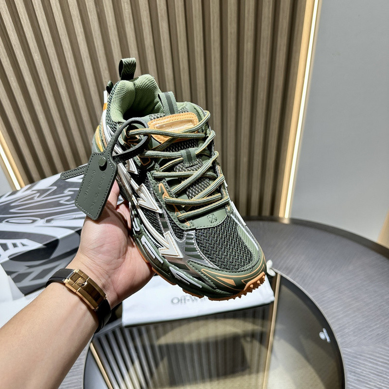 OWT Be Right Back Military Green Peach SNEAKERS