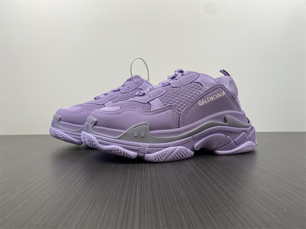 Ba1en*iaga triple s green purple 1.0 sneaker