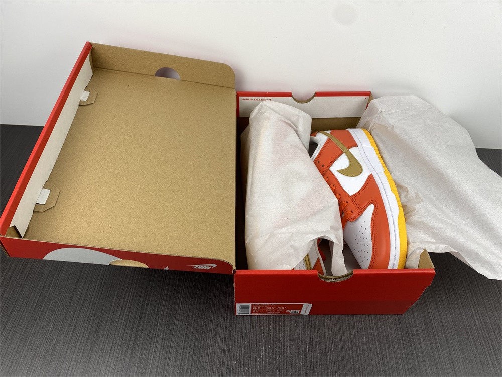 nike dunk low G01den orange - dq4690-800