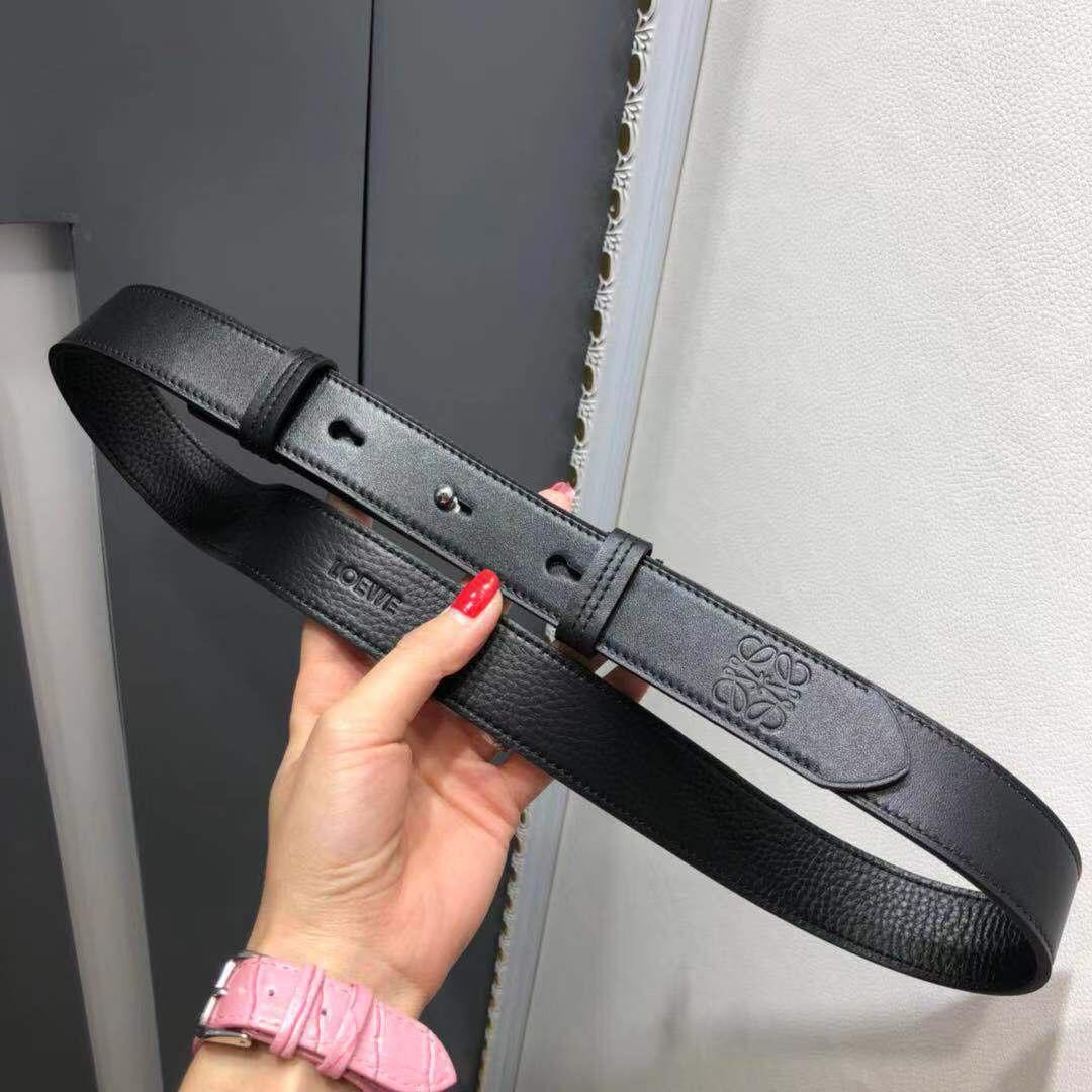 L0ew* unisex double-sided leather belt 190322