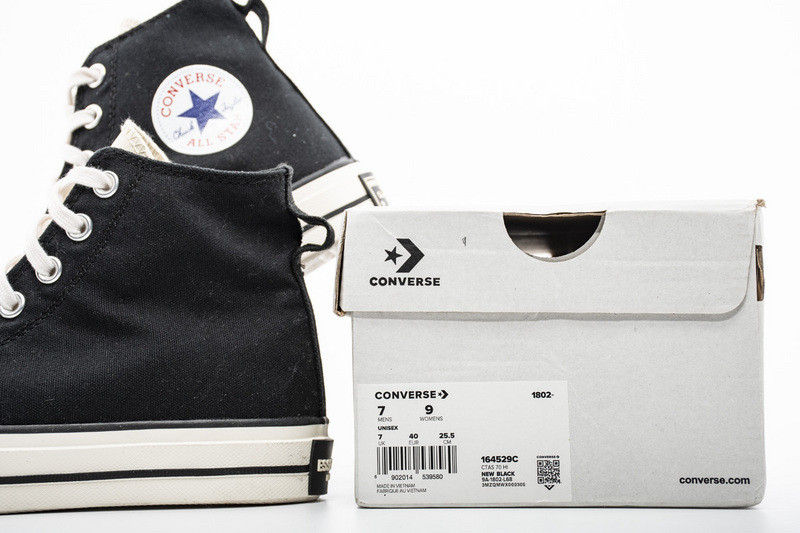 converse chuck taylor all-star 70s hi fear of god black 164529c