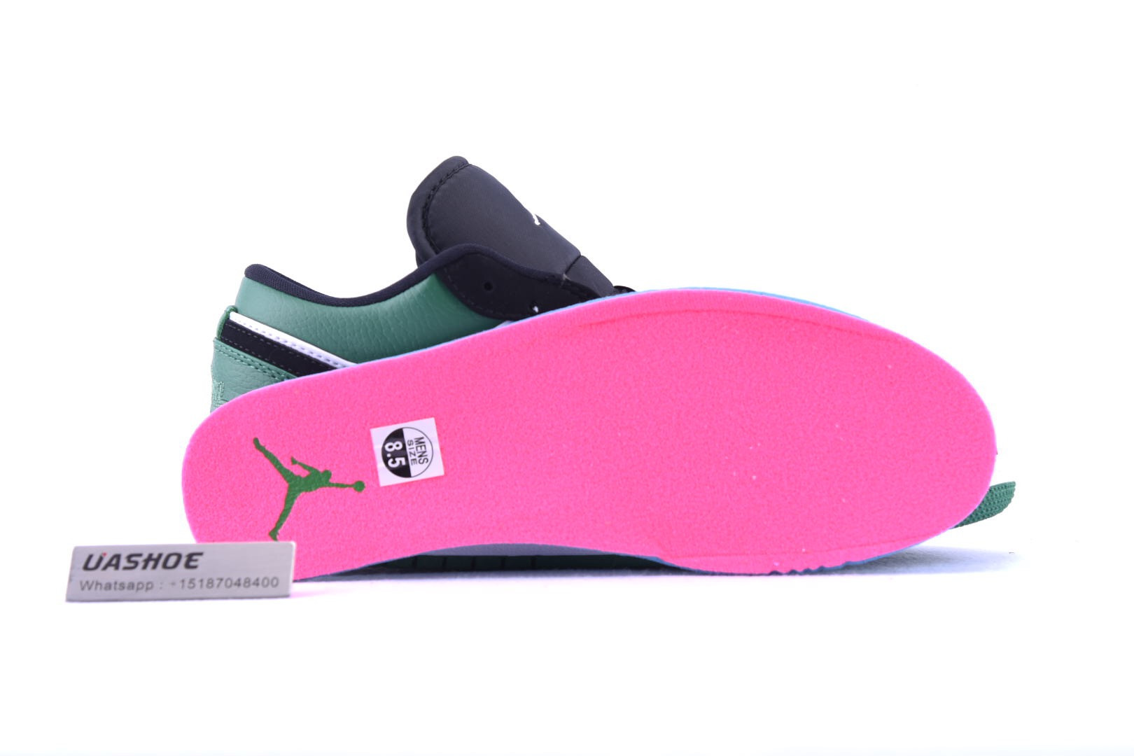 jordan 1 low white black mystic green 553558-113