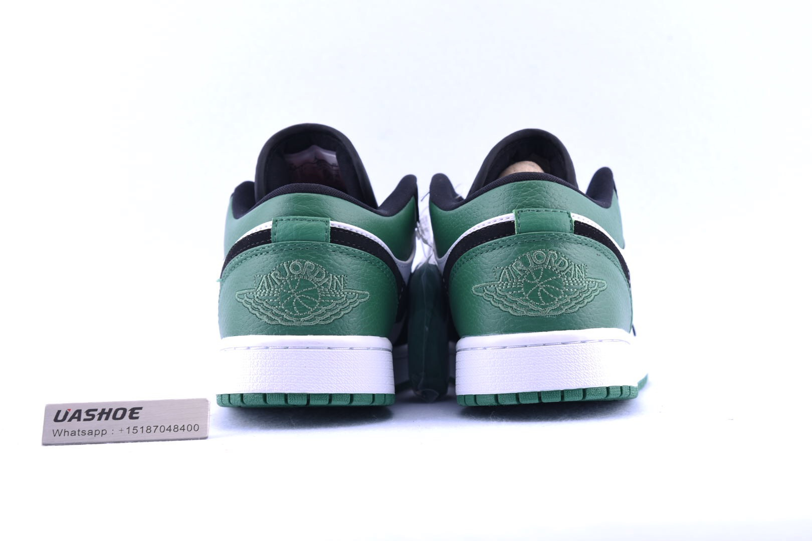 jordan 1 low white black mystic green 553558-113