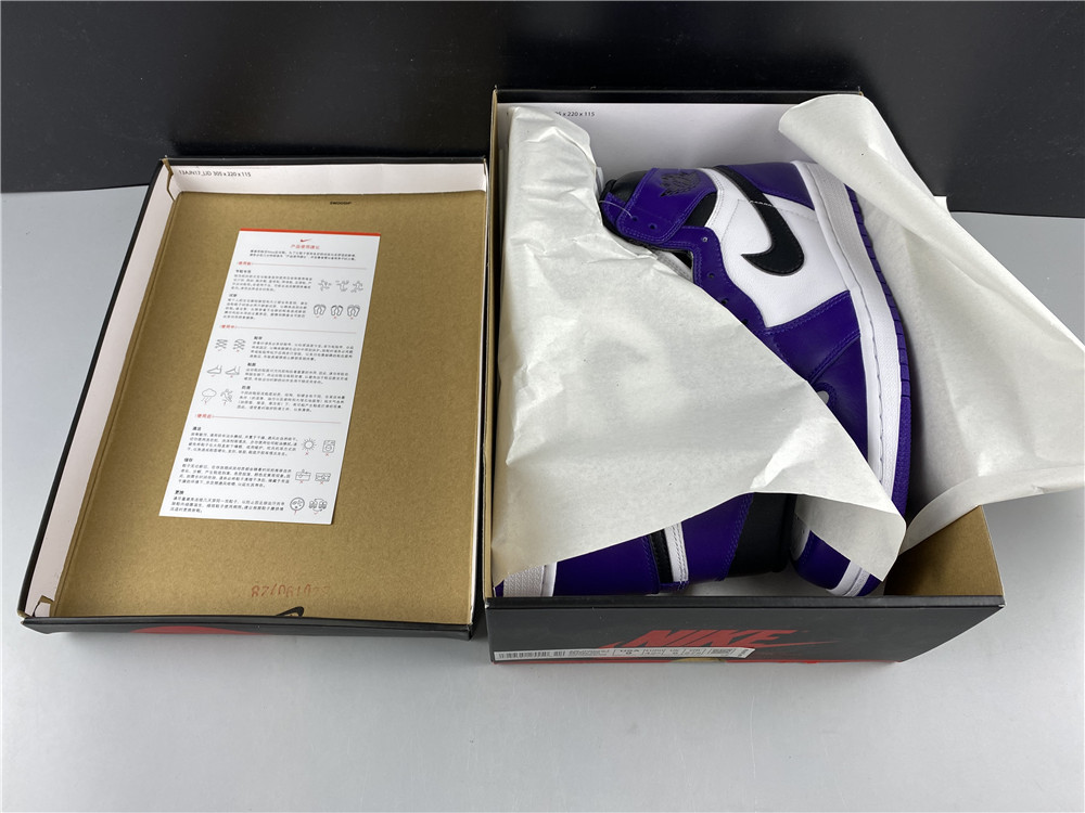 air jordan 1 aj1 court purple 555088-500