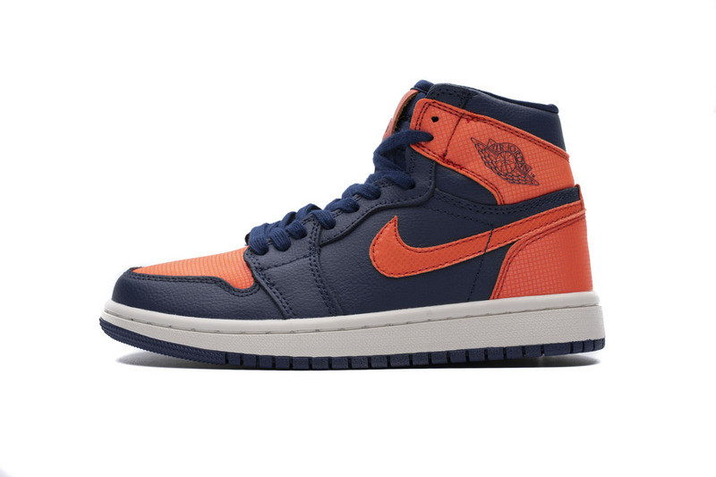 jordan 1 retro high blue void turf orange (w) ah7389-408