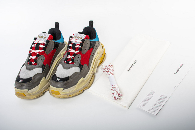 Ba*len*cia*ga triple s trainer blue red 2018