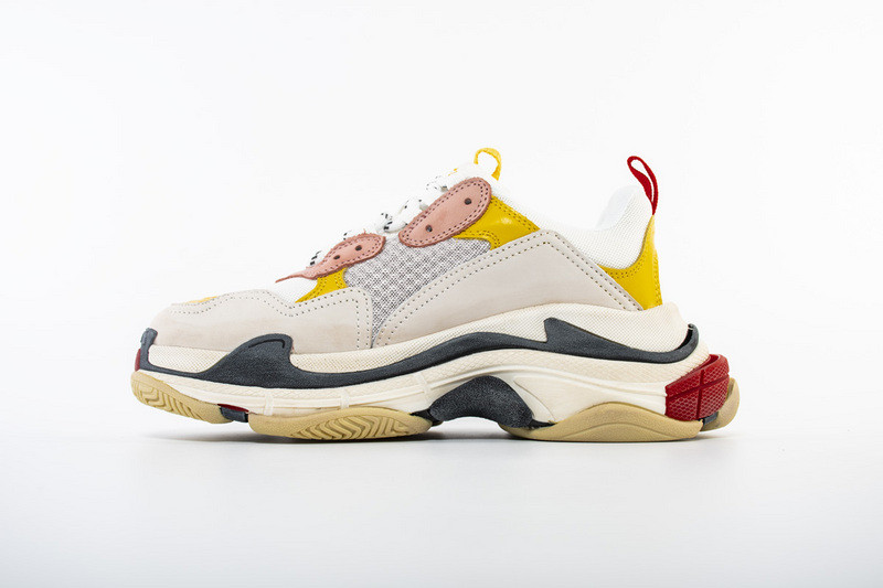Ba*len*cia*ga triple s cream yellow red women