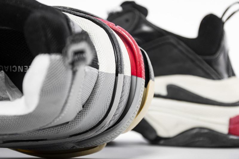 Ba*len*cia*ga grey black triple s trainers bicolour