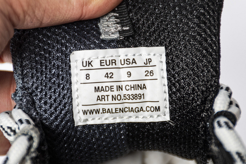 Ba*len*cia*ga grey black triple s trainers bicolour