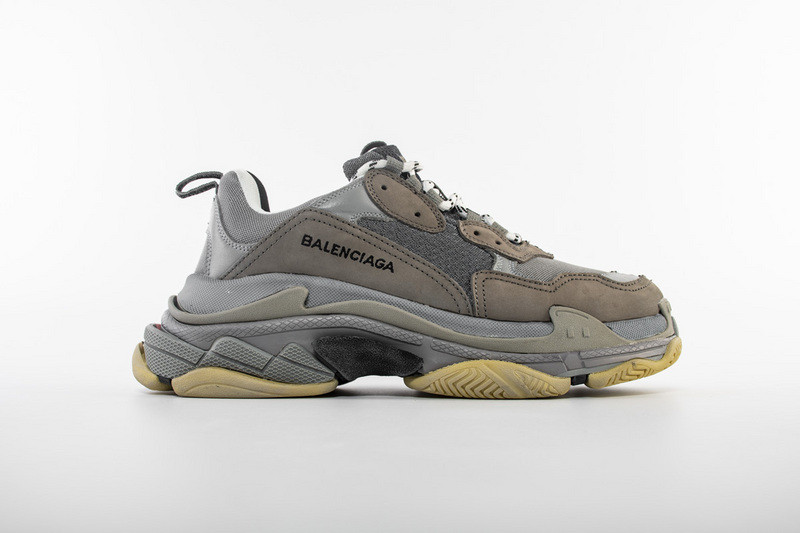 Ba*len*cia*ga grey black triple s trainers bicolour