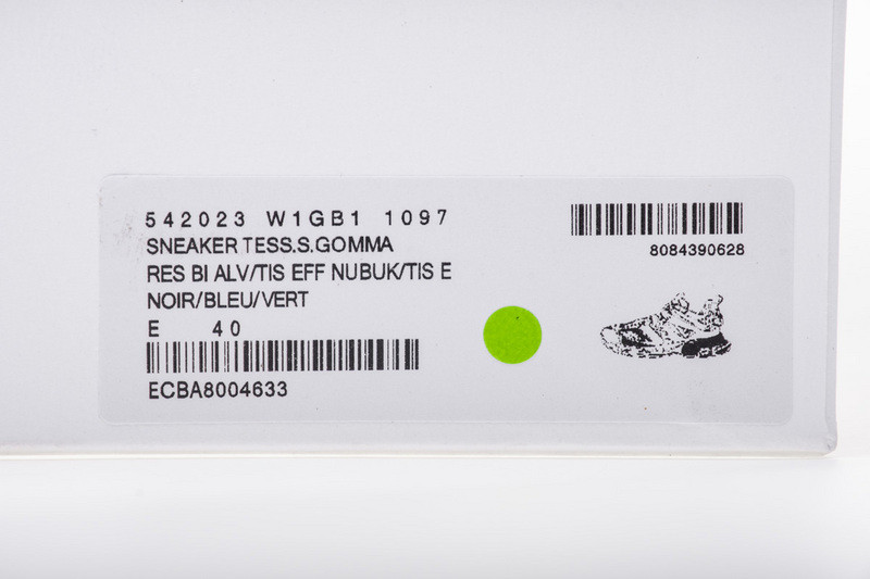 Ba*len*cia*ga 3.0 track trainer black green