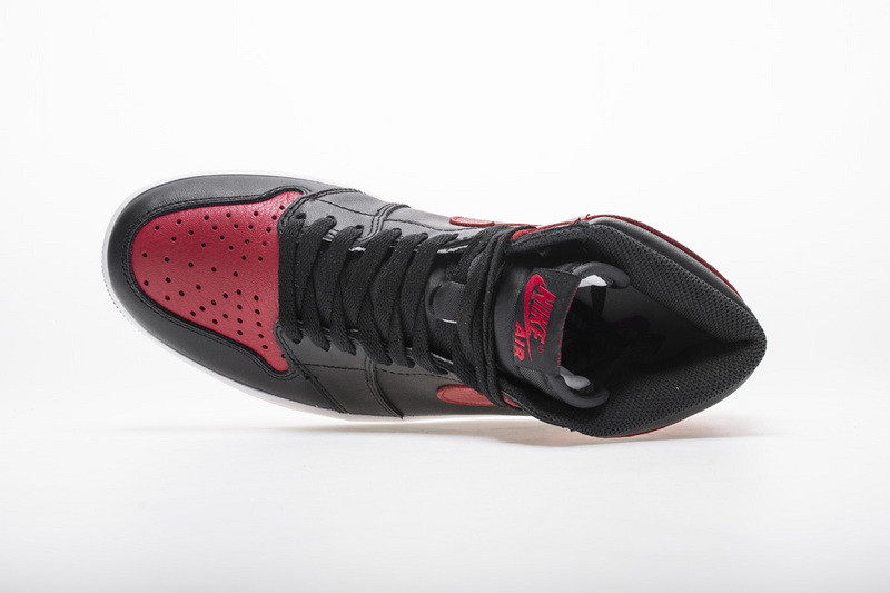 air jordan 1 retro high banned black red 555088-001