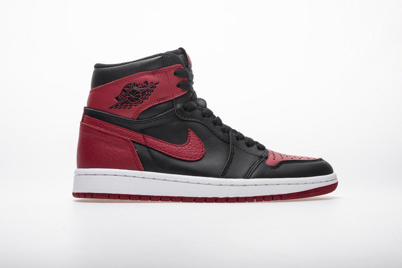 air jordan 1 retro high banned black red 555088-001