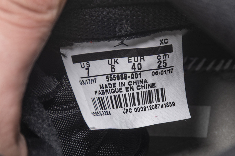 air jordan 1 retro high banned black red 555088-001