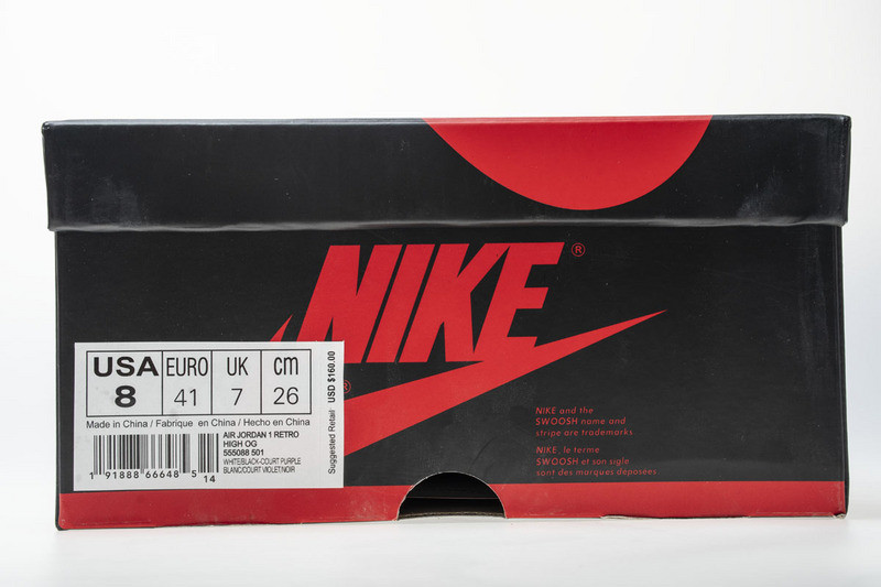 air jordan 1 retro high og court purple 555088-501