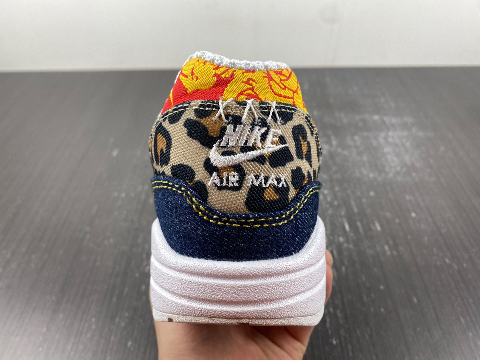 nike air max 1 preM1vm denim leopard men