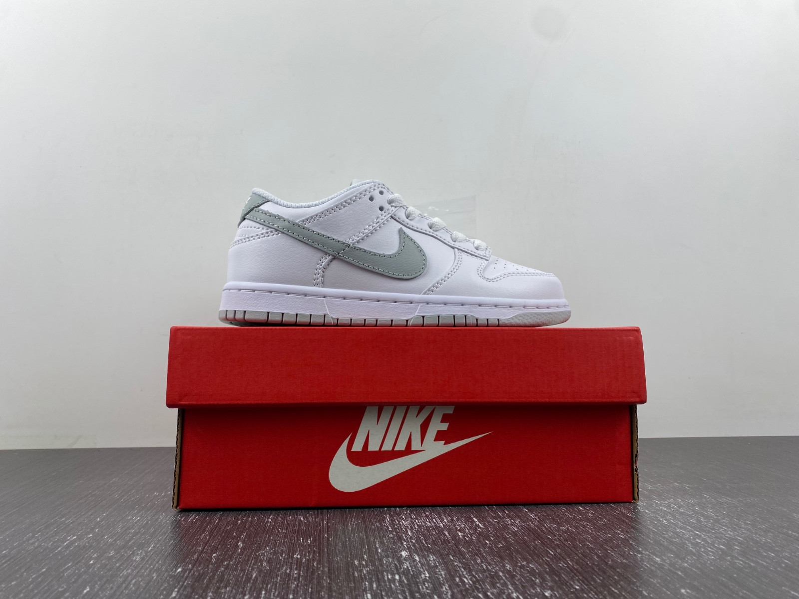 nike dunk low white pure platinum (ps) kids dh9756-102