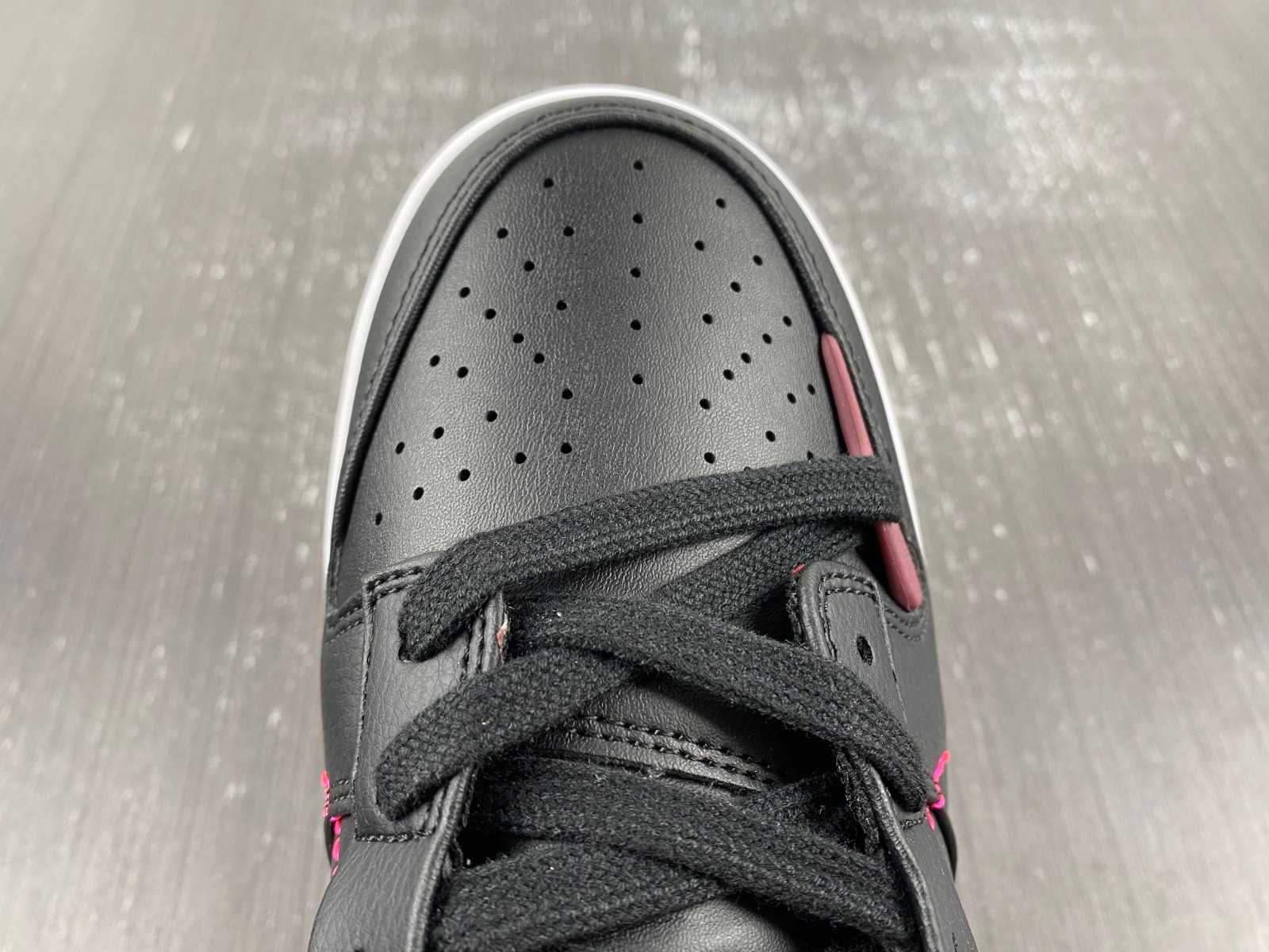 nike dunk low disrupt 2 black dark beetroot (women