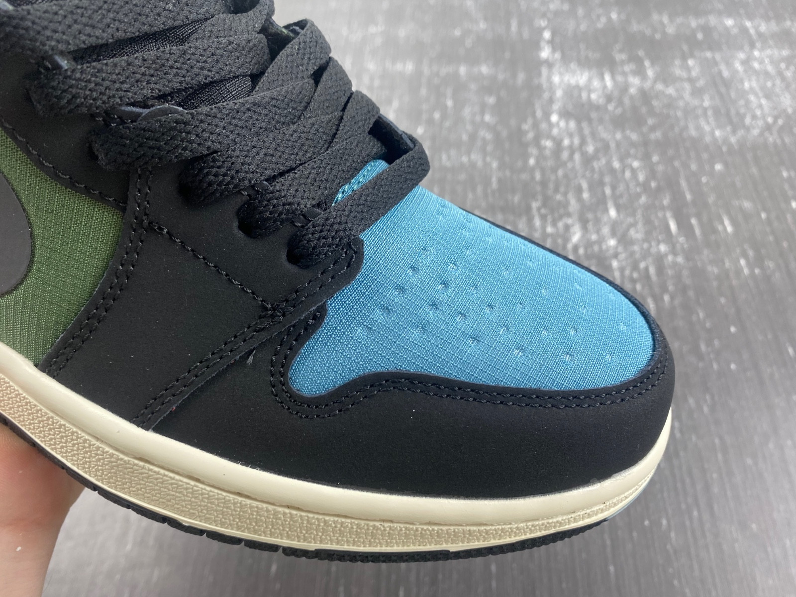 air jordan 1 high element gore-tex "black/olive db2889-003