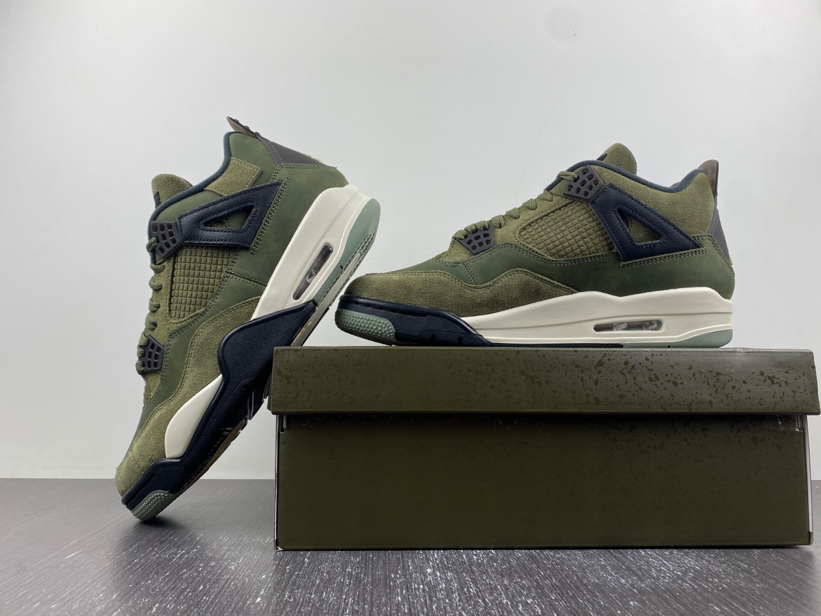 air jordan 4 craft "medium olive" fb9927-200