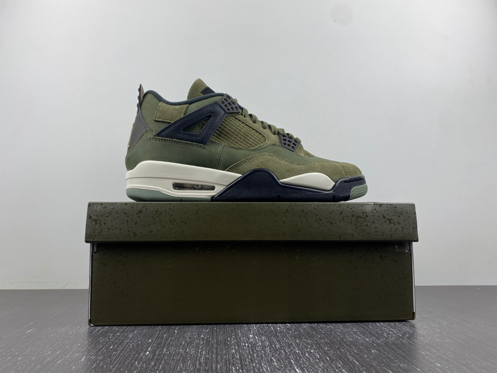 air jordan 4 craft "medium olive" fb9927-200